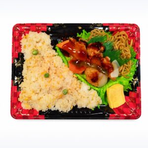 チャーハン＆黒酢鶏弁当（B弁当）
